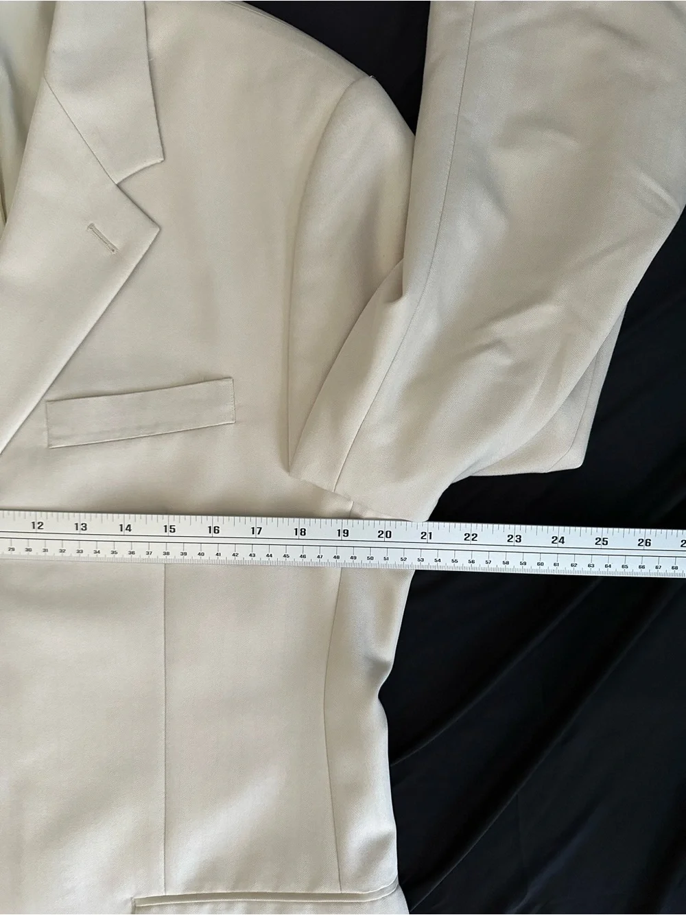 Chaps by Ralph Lauren cream colored men's suit